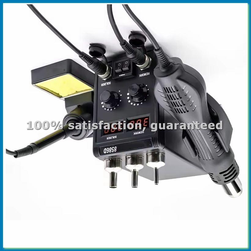 Smd Rework Station Hot Air Soldering 2 In 1 - Estación de Soldadura 8586D 2 en