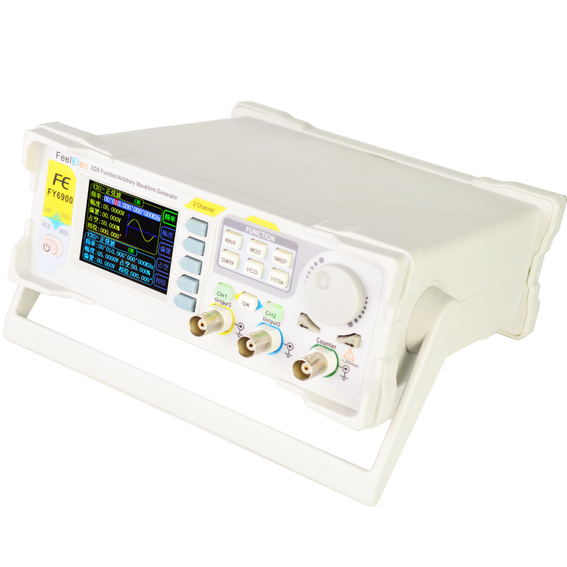Dual Channel Arbitrary Waveform Function Generator 60Mhz - NUEVO FY6900 Generador de Señales de