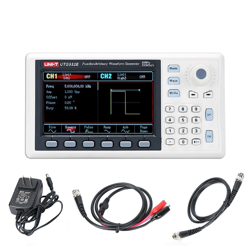 Dual Channel Arbitrary Waveform Function Generator 60Mhz - Función UTG962E generador de forma de