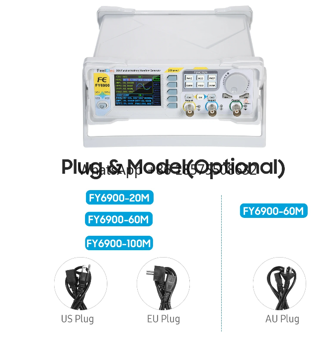 Dual Channel Arbitrary Waveform Function Generator 60Mhz - Generador de señal de función de