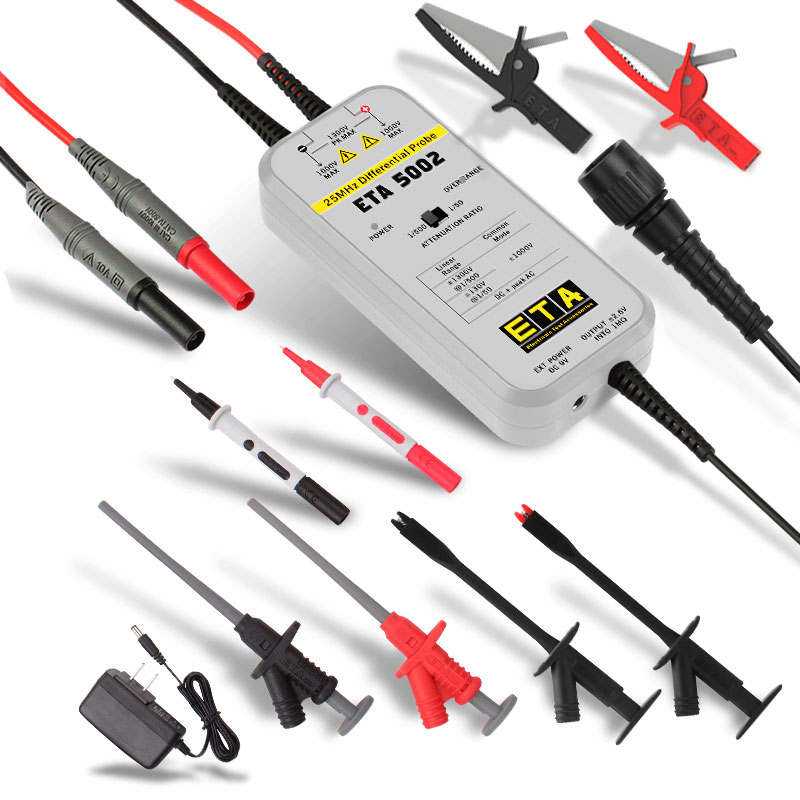 High Voltage Differential Probe 100Mhz 1300V - Sonda Diferencial de Alto Voltaje Miyee