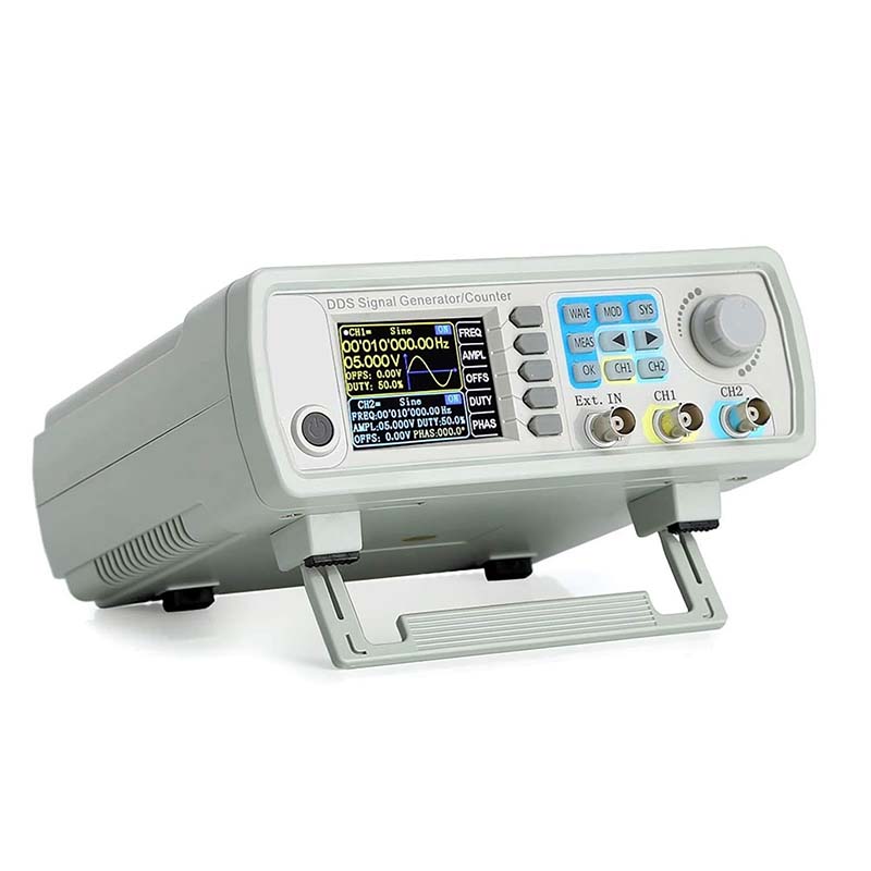 Dual Channel Arbitrary Waveform Function Generator 60Mhz - Contador generador de señal DDS de