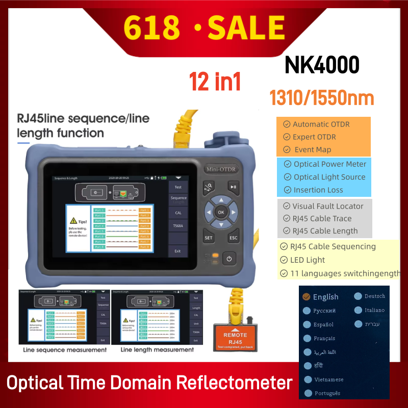 Optical Time Domain Reflectometer Otdr 1310 1550Nm - MINI OTDR 1310/1550nm 26/24dB 12 en
