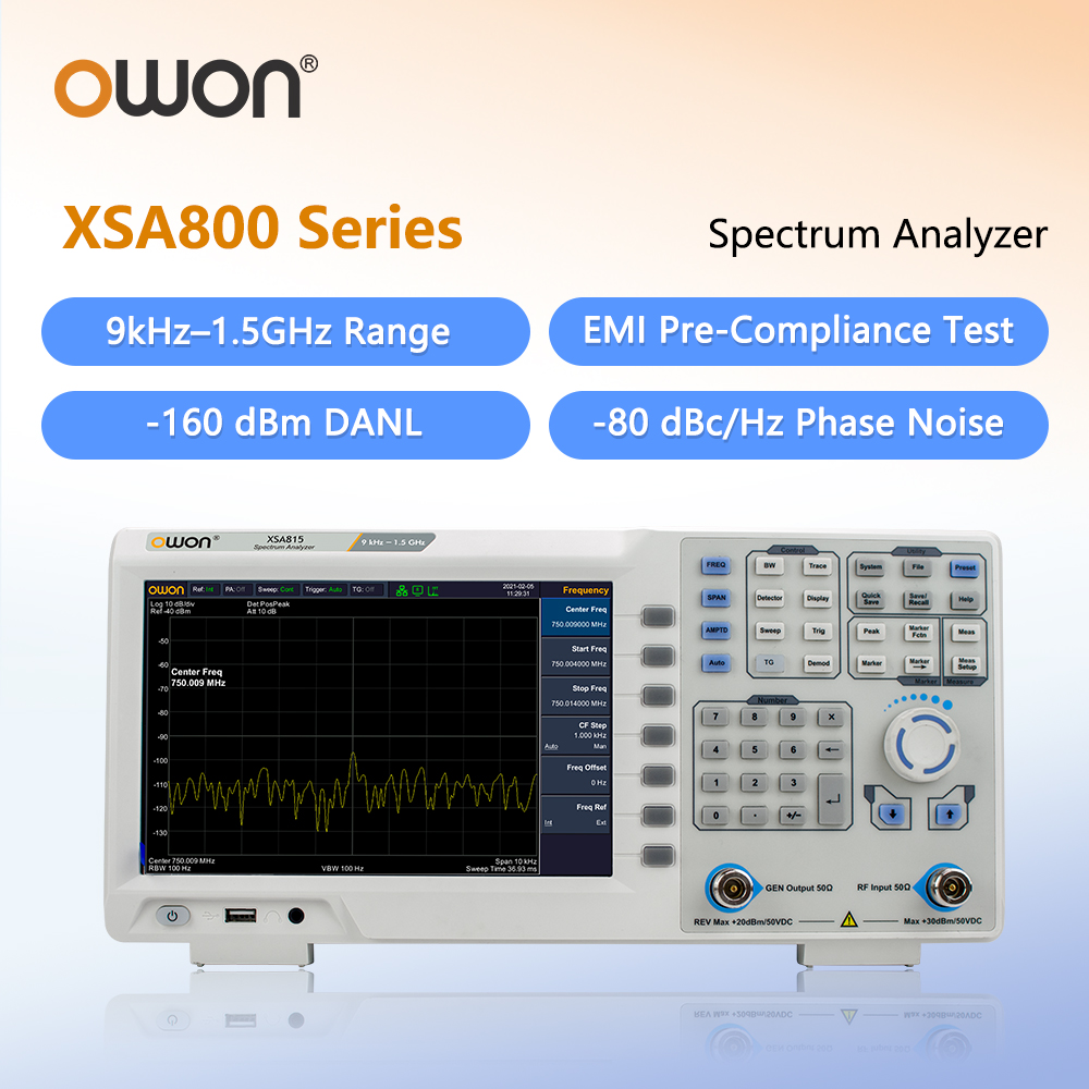 Spectrum Analyzer Tracking Generator 1.5Ghz - Analizador de Espectro OWON con Generador