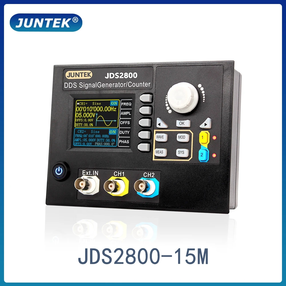 Dual Channel Arbitrary Waveform Function Generator 60Mhz - JDS2800-15M 60MHz DDS función generador de