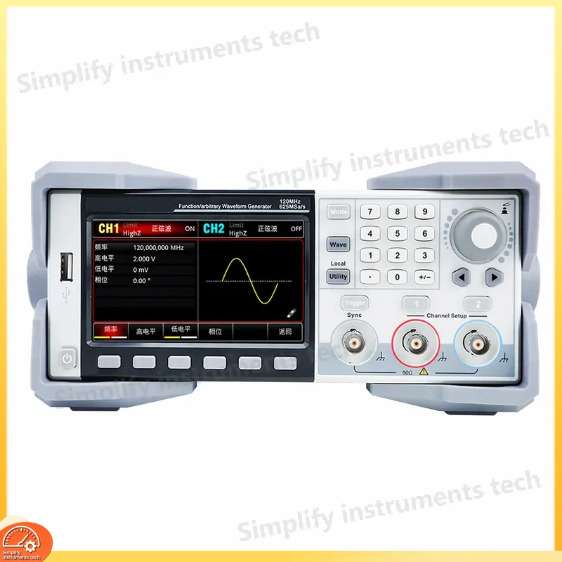 Dual Channel Arbitrary Waveform Function Generator 60Mhz - Generador de Funciones de Alta Precisión,