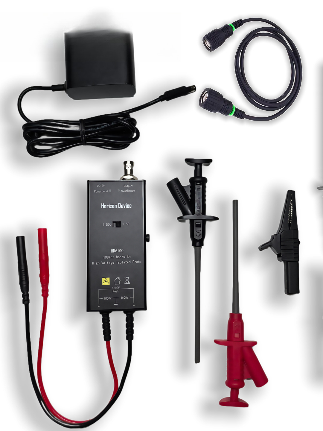 High Voltage Differential Probe 100Mhz 1300V - Sonda activa Sonda diferencial aislada de