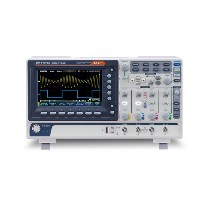 Digital Storage Oscilloscope 4 Channel 100Mhz - Osciloscopio Digital Portátil GDS-1104B de 4