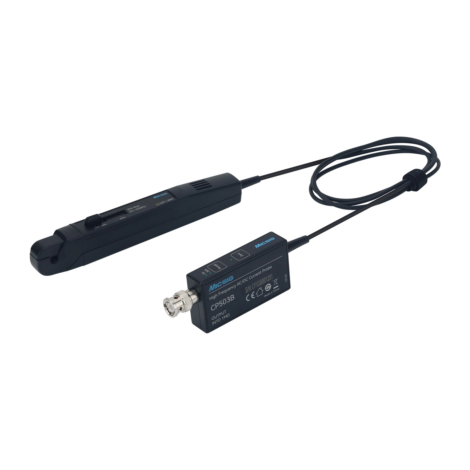 Micsig CP503B 50MHz 5A/30A Son - Current Probe Ac Dc 50Mhz Oscilloscope reseña y precio