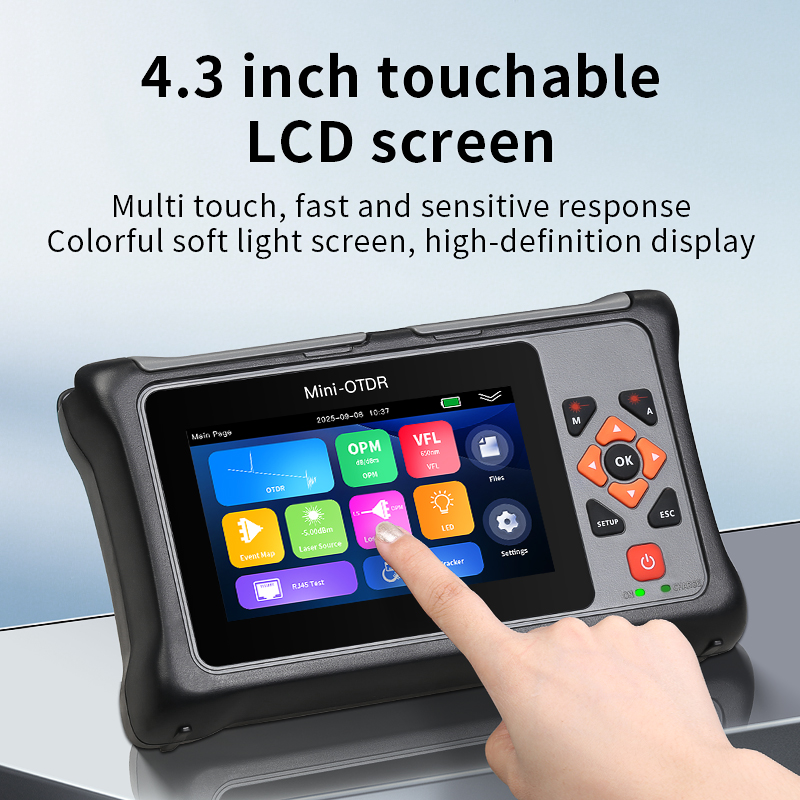 OTDR KP800 con Pantalla Táctil - Optical Time Domain Reflectometer Otdr 1310 1550Nm reseña y precio