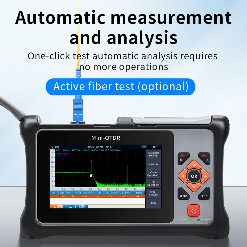 OTDR KP800 con Pantalla Táctil - Optical Time Domain Reflectometer Otdr 1310 1550Nm reseña y precio