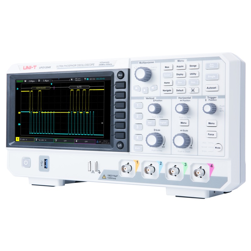 Osciloscopio Digital UNI-T UPO - Digital Storage Oscilloscope 4 Channel 100Mhz reseña y precio