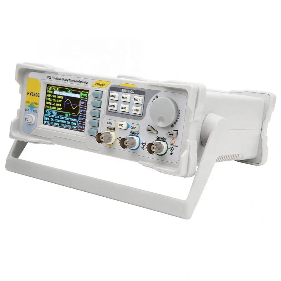 NUEVO FY6900 Generador de Seña - Dual Channel Arbitrary Waveform Function Generator 60Mhz reseña y precio