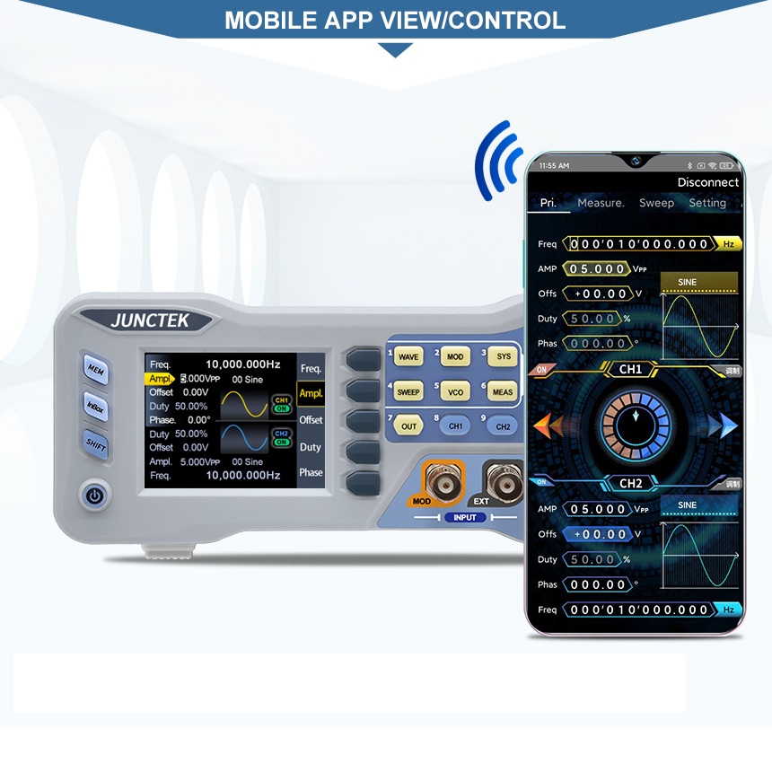 JDS8060 JDS8000 60Mhz función  - Dual Channel Arbitrary Waveform Function Generator 60Mhz reseña y precio