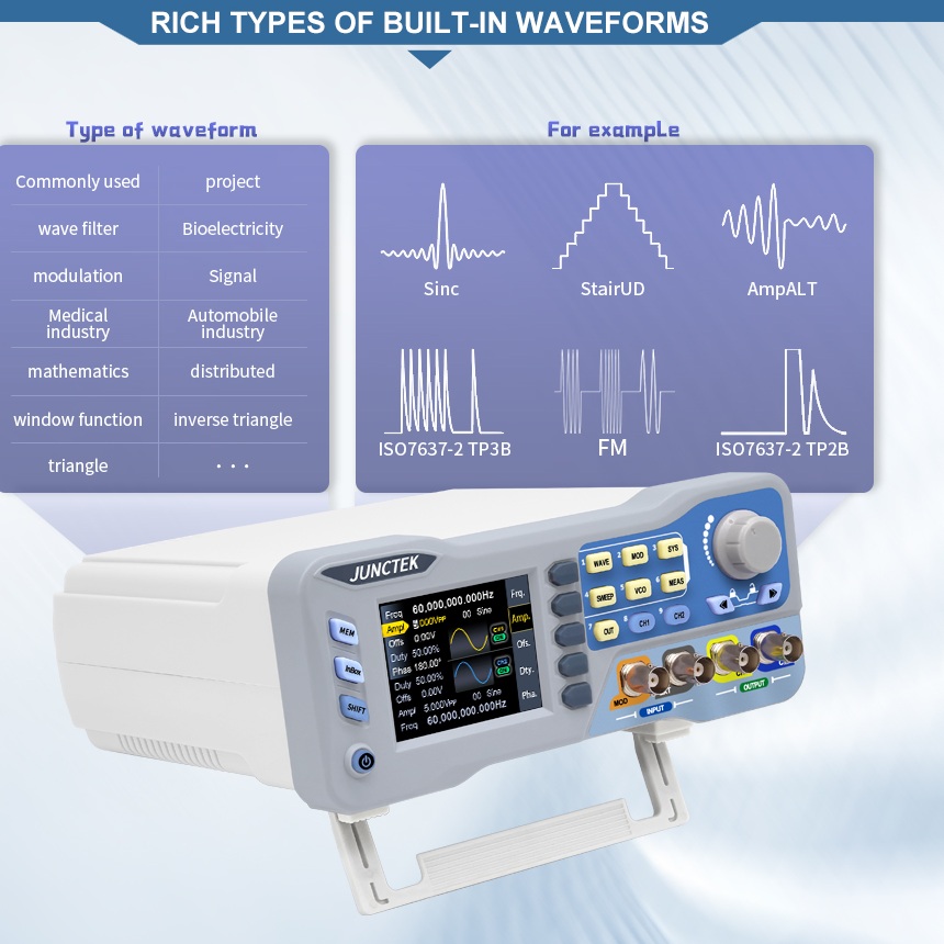 JDS8060 JDS8000 60Mhz función  - Dual Channel Arbitrary Waveform Function Generator 60Mhz reseña y precio