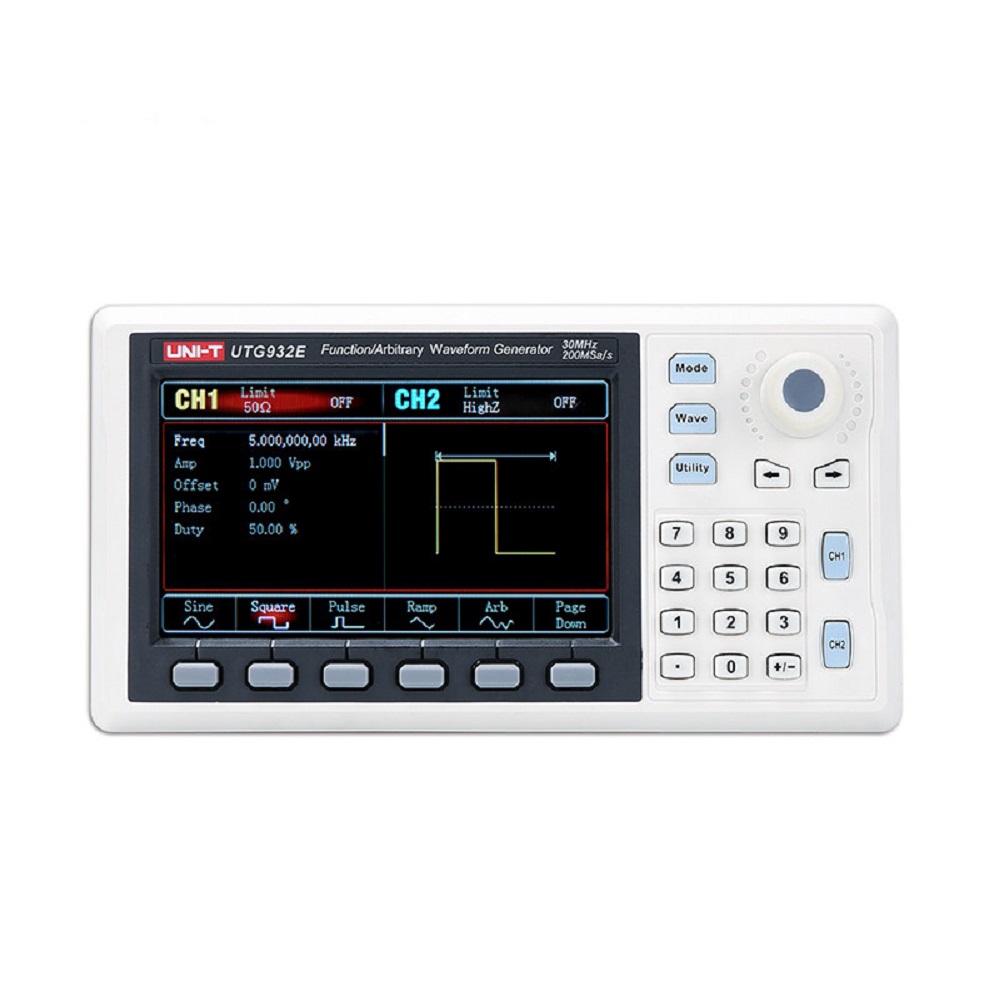 Función UTG962E generador de f - Dual Channel Arbitrary Waveform Function Generator 60Mhz reseña y precio