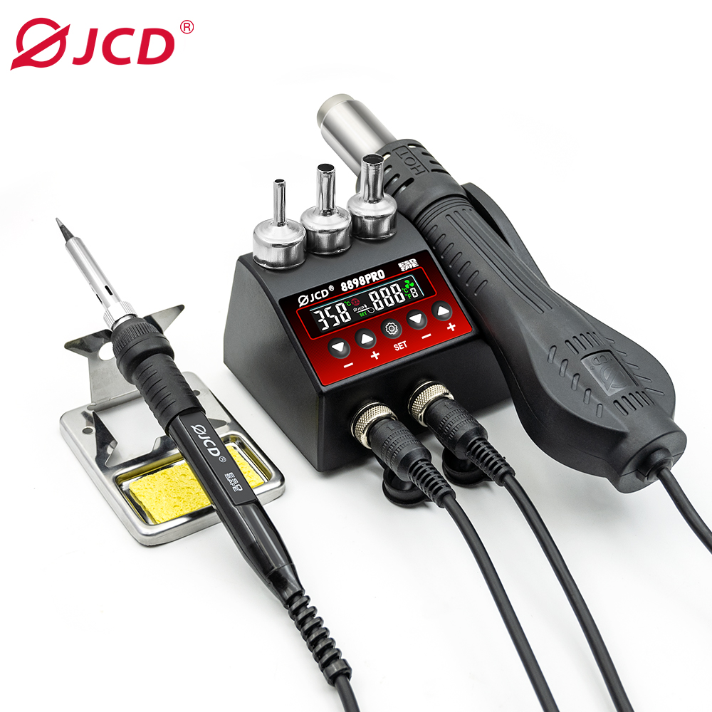 Estación de soldadura de retra - Smd Rework Station Hot Air Soldering 2 In 1 reseña y precio