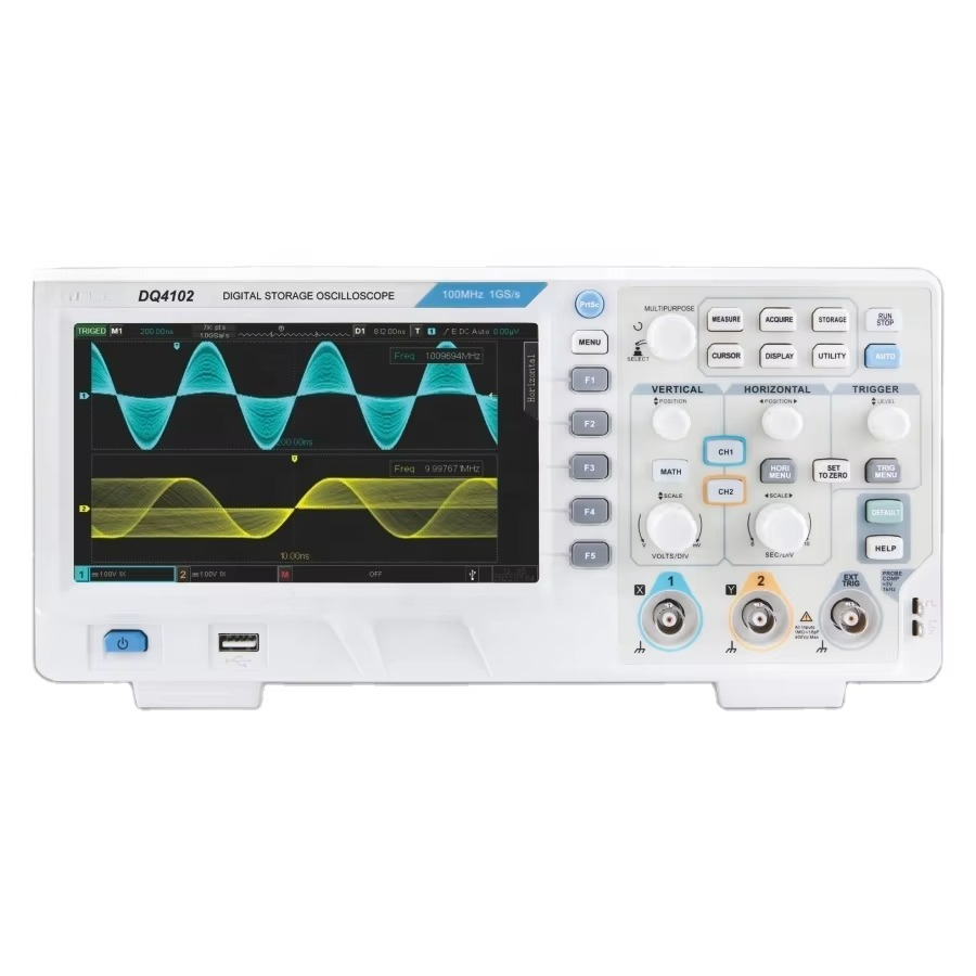 Osciloscopio Digital DQ9104 DQ - Digital Storage Oscilloscope 4 Channel 100Mhz reseña y precio