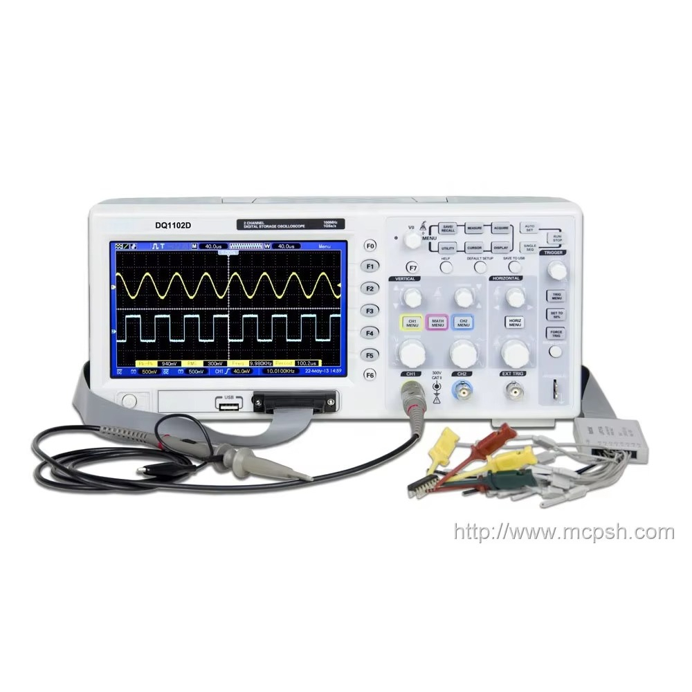 Osciloscopio Digital DQ9104 DQ - Digital Storage Oscilloscope 4 Channel 100Mhz reseña y precio