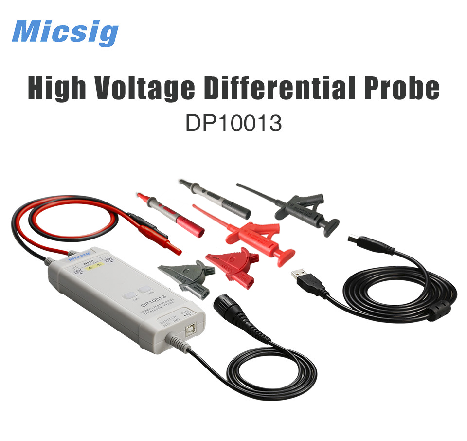 2025Micsig Osciloscopio 1300V  - High Voltage Differential Probe 100Mhz 1300V reseña y precio