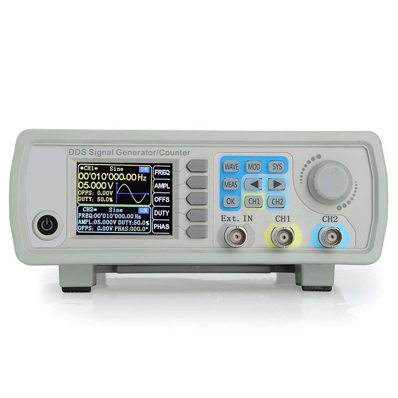 Contador generador de señal DD - Dual Channel Arbitrary Waveform Function Generator 60Mhz reseña y precio