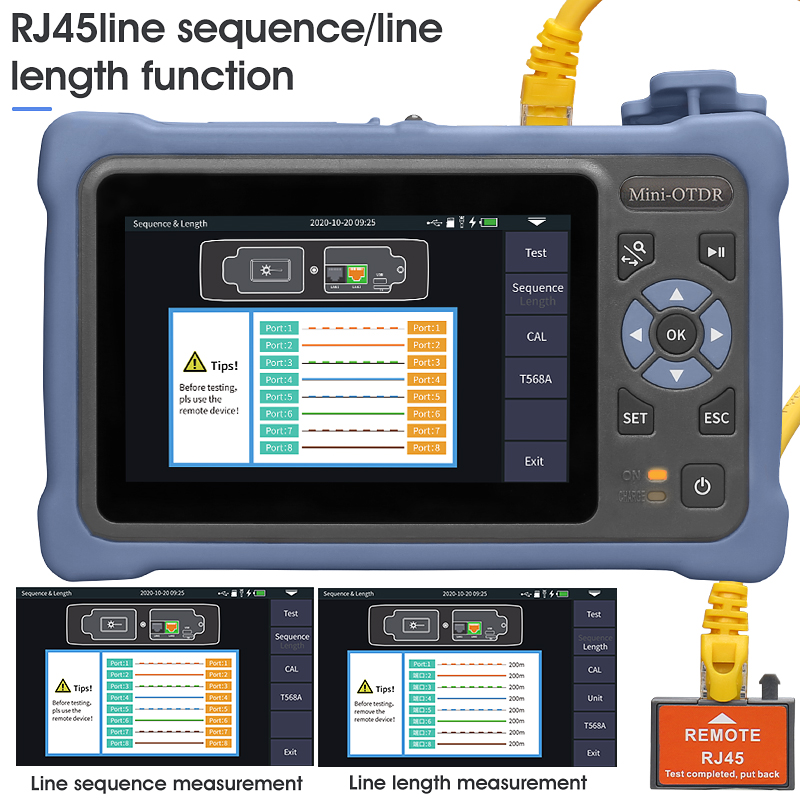 MINI OTDR 1310/1550nm 26/24dB  - Optical Time Domain Reflectometer Otdr 1310 1550Nm reseña y precio