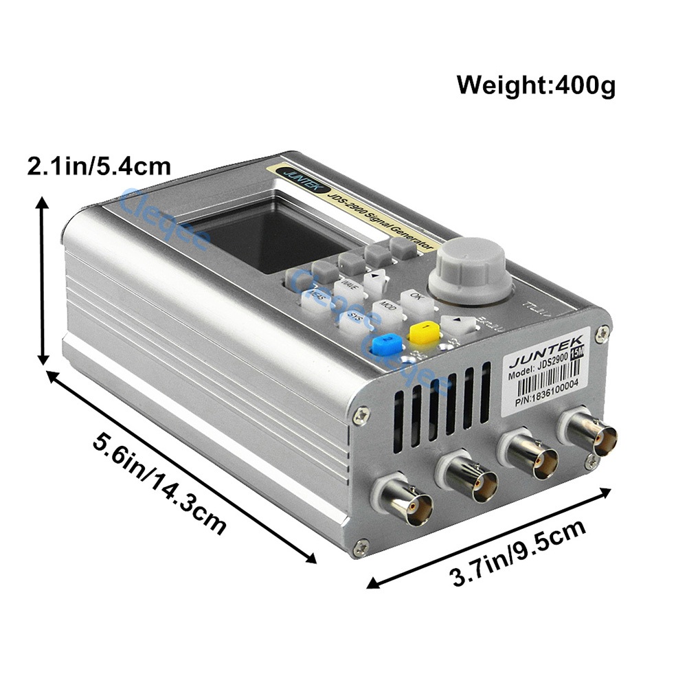 JDS2900 60MHz DDS función gene - Dual Channel Arbitrary Waveform Function Generator 60Mhz reseña y precio
