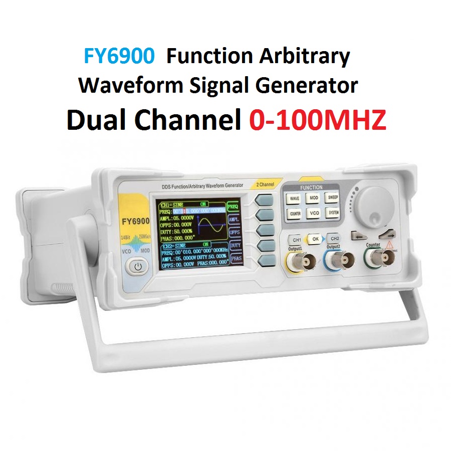 Generador de Señales Digitales - Dual Channel Arbitrary Waveform Function Generator 60Mhz reseña y precio