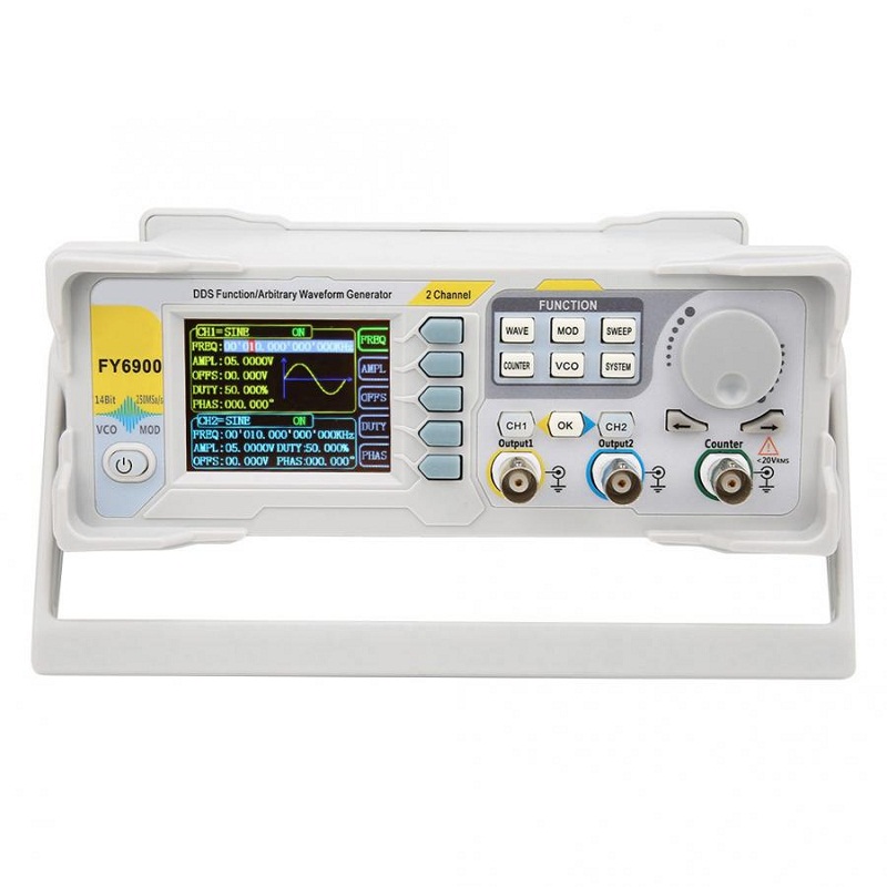 Generador de Señales Digitales - Dual Channel Arbitrary Waveform Function Generator 60Mhz reseña y precio