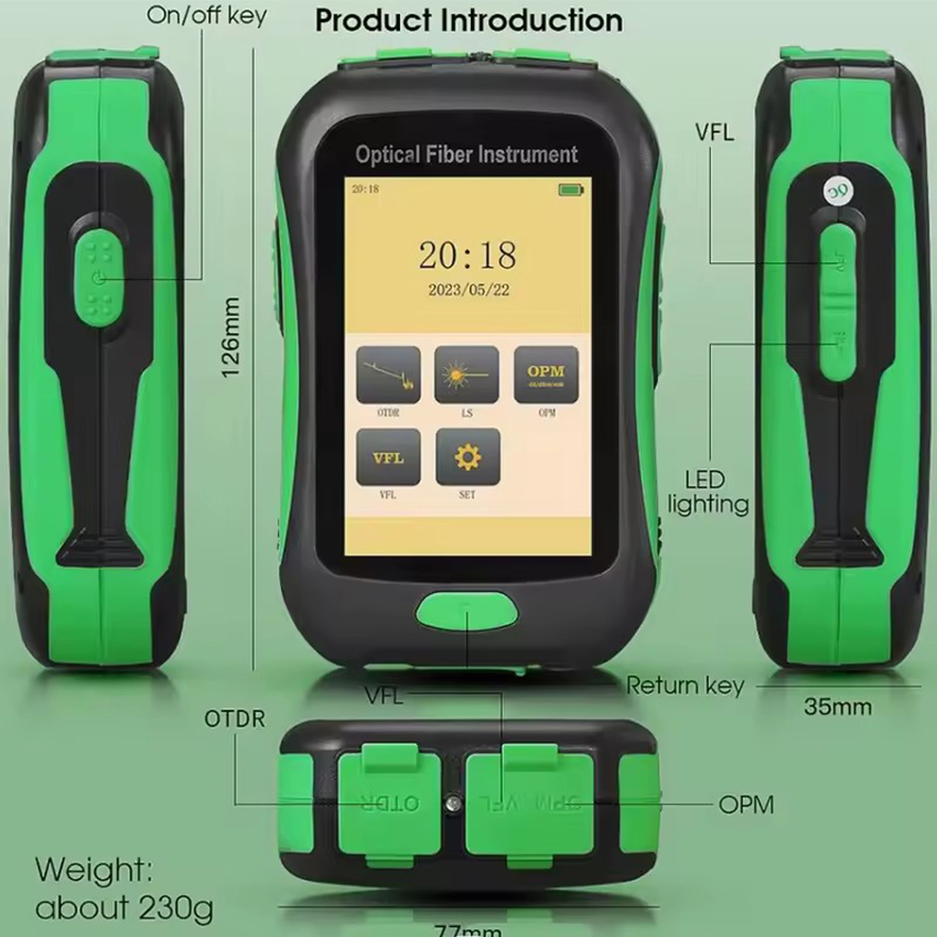 Reflectómetro Óptico de Domini - Optical Time Domain Reflectometer Otdr 1310 1550Nm reseña y precio