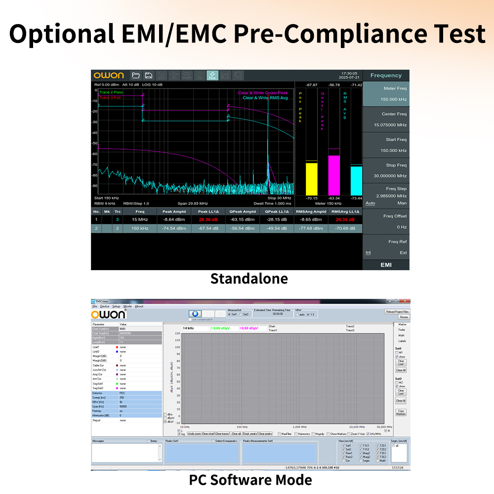 Analizador de Espectro OWON co - Spectrum Analyzer Tracking Generator 1.5Ghz reseña y precio