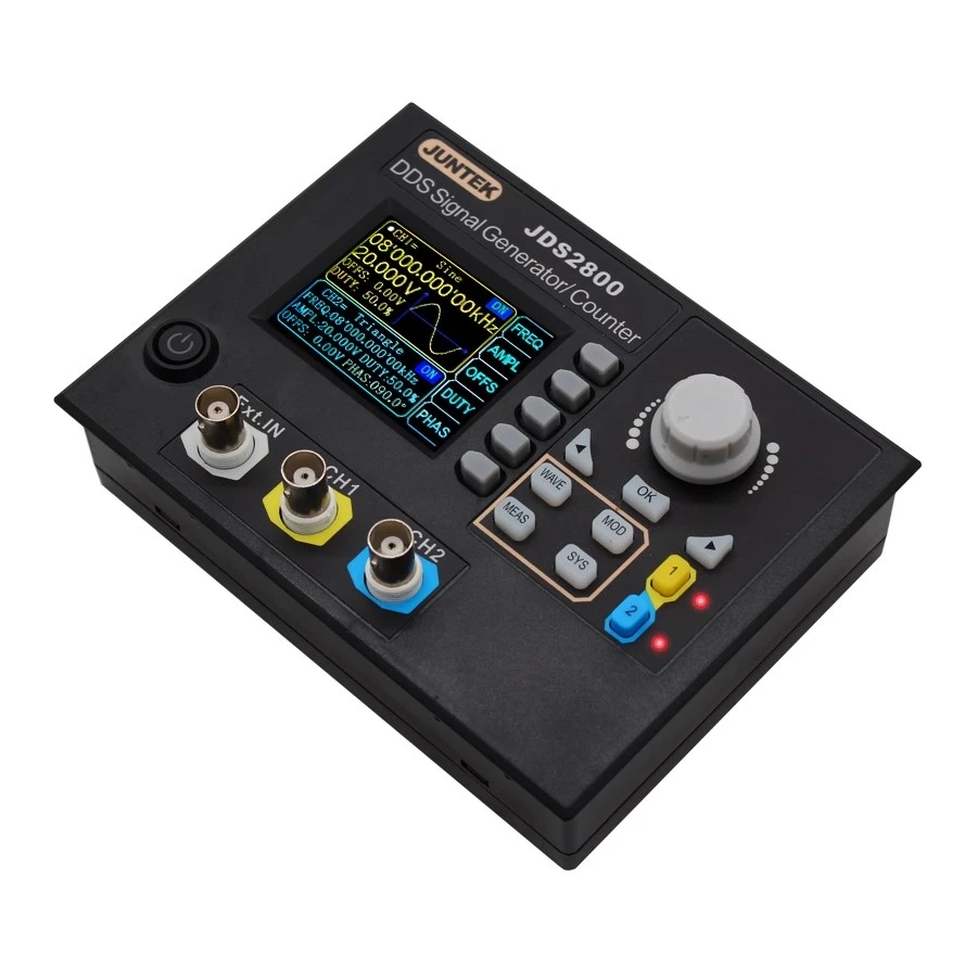JDS2800-15M 60MHz DDS función  - Dual Channel Arbitrary Waveform Function Generator 60Mhz reseña y precio