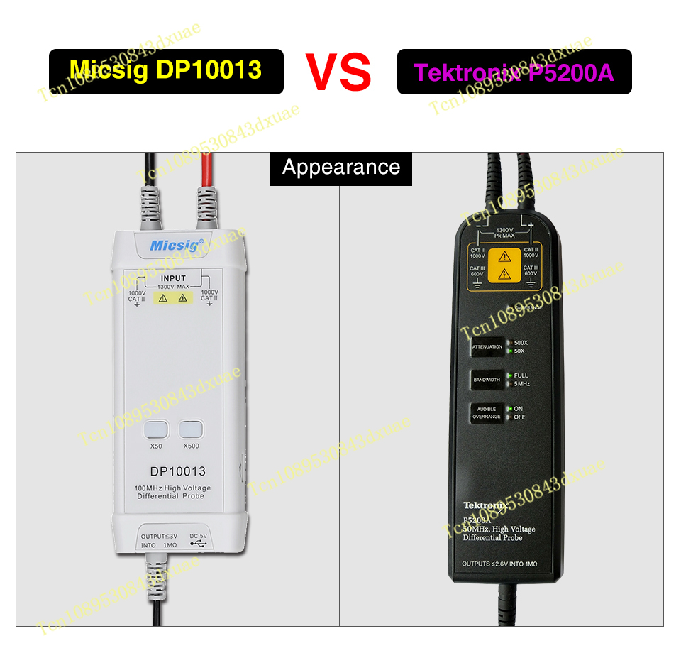 Osciloscopio Micsig 2025, 1300 - High Voltage Differential Probe 100Mhz 1300V reseña y precio