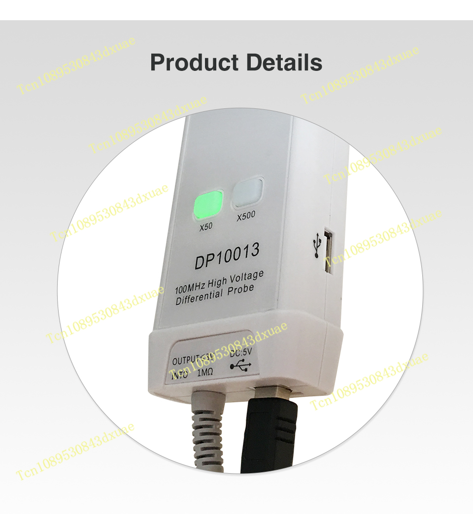 Osciloscopio Micsig 2025, 1300 - High Voltage Differential Probe 100Mhz 1300V reseña y precio