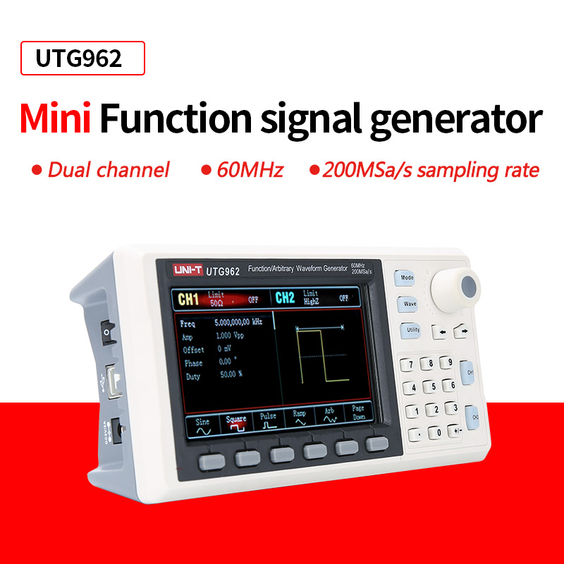 Generador de señal de función  - Dual Channel Arbitrary Waveform Function Generator 60Mhz reseña y precio