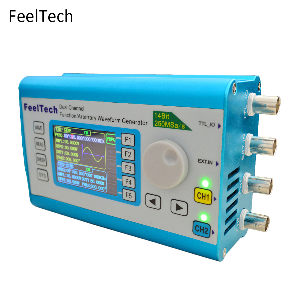 Generador de forma de onda arb - Dual Channel Arbitrary Waveform Function Generator 60Mhz reseña y precio