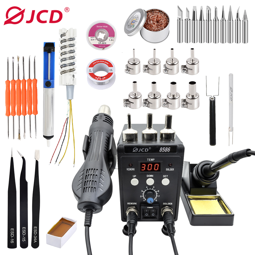Estación de Soldadura 2 en 1 J - Smd Rework Station Hot Air Soldering 2 In 1 reseña y precio