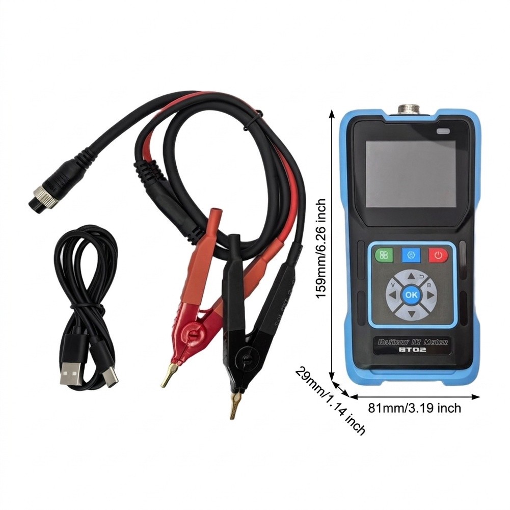 Medidor de resistencia interna - Battery Internal Resistance Tester Four Wire reseña y precio