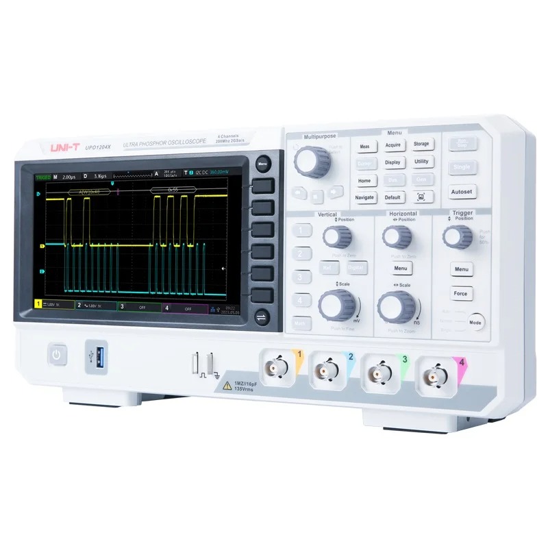 Osciloscopio Digital UPO1104X  - Digital Storage Oscilloscope 4 Channel 100Mhz reseña y precio