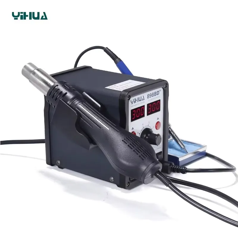 YIHUA 898BD+ 220V Estación de  - Smd Rework Station Hot Air Soldering 2 In 1 reseña y precio